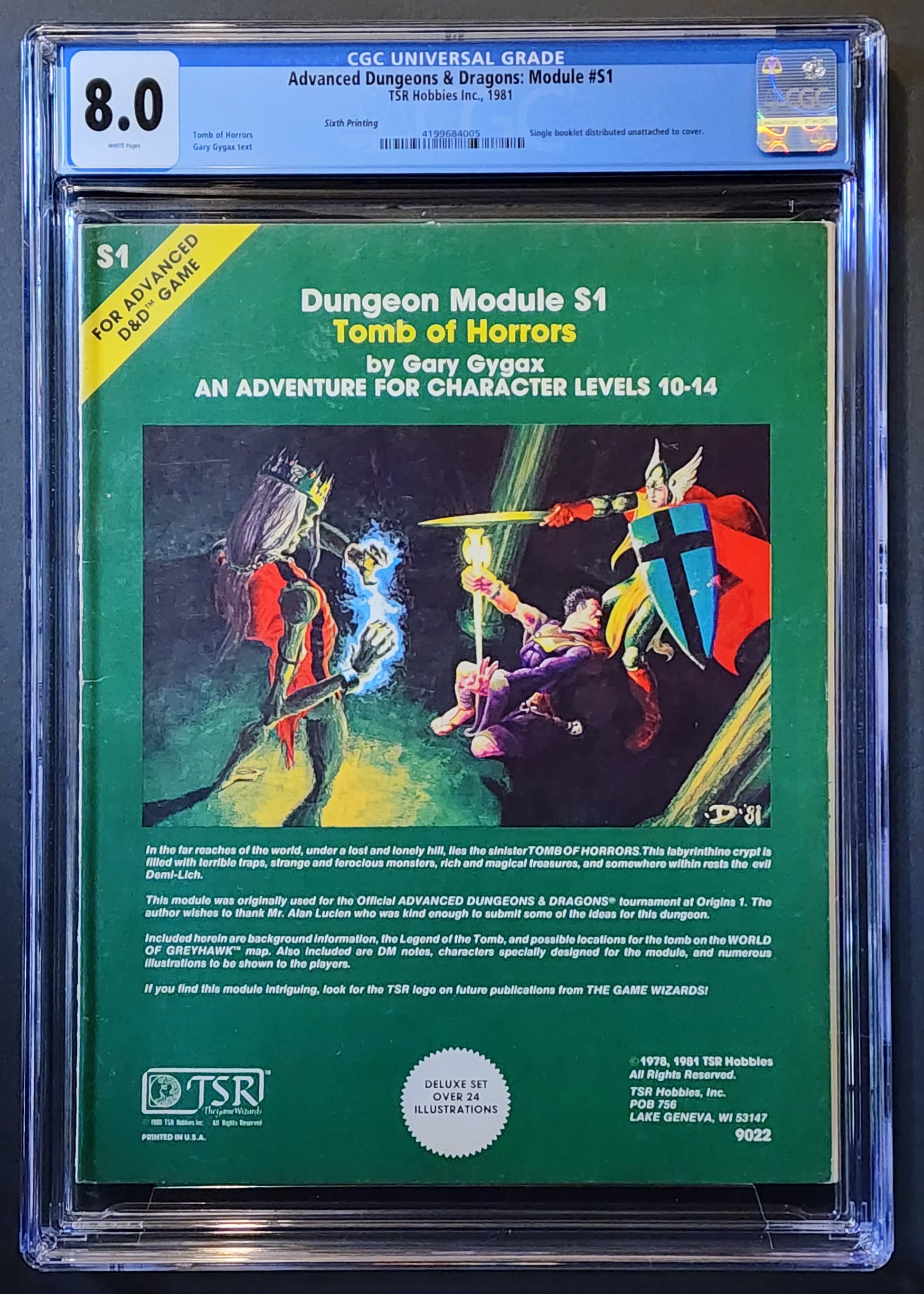 Classic S1  Tomb of horrors, Advanced dungeons and dragons, Dungeons and  dragons