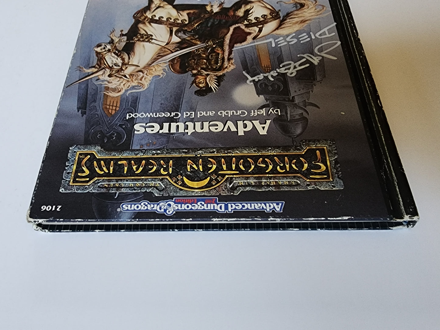 Forgotten Realms Adventures AD&D Rulebook (SIGNED BY CALDWELL, EASLEY, DIESEL, GREENWOOD, GRUBB)