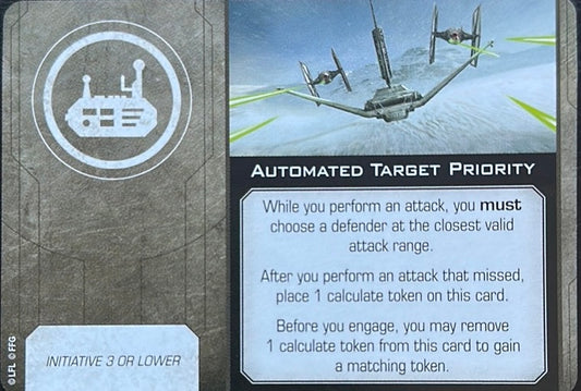 Automated Target Priority