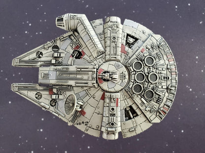 YT-1300 Light Freighter (Millennium Falcon) w/ MAGNETIC base