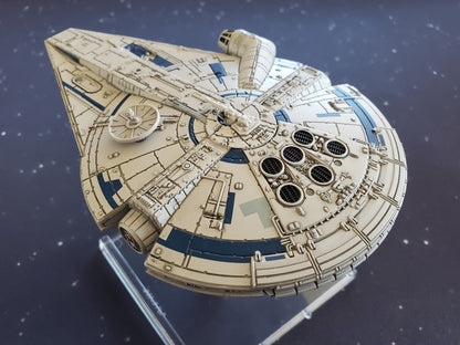 Lando's Millennium Falcon YT-1300 with Escape Shuttle w/ MAGNETIC bases