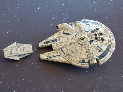 Lando's Millennium Falcon YT-1300 with Escape Shuttle w/bases