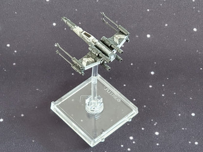 T-65 X-wing (Alternate Gray with Movable Foils) w/ MAGNETIC base