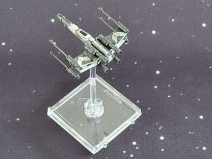 T-65 X-wing (Alternate Gray with Movable Foils) w/ MAGNETIC base