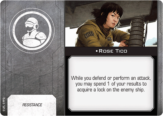 X-Wing Miniatures Rose Tico Crew Upgrades