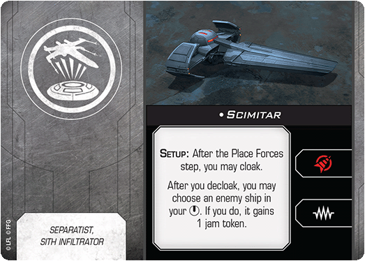 X-Wing Miniatures Scimitar Title Upgrades