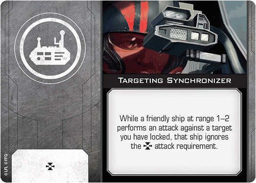 X-Wing Miniatures Targeting Synchronizer Tech Upgrades