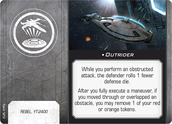 X-Wing Miniatures Outrider Title Upgrades