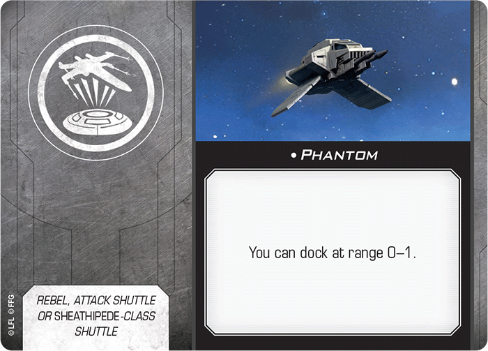 X-Wing Miniatures Phantom Title Upgrades