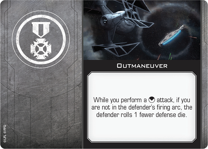 X-Wing Miniatures Outmaneuver Talent Upgrades