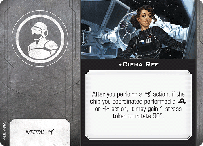 X-Wing Miniatures Ciena Ree Crew Upgrades