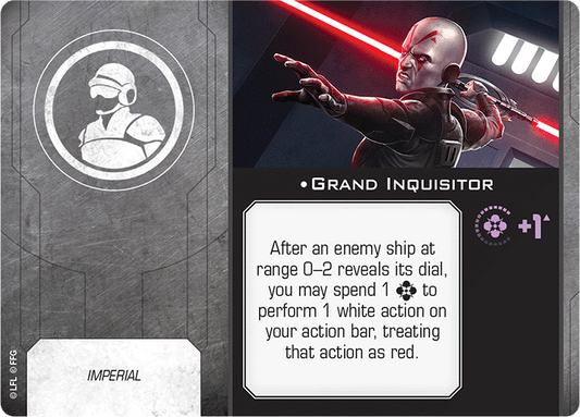 X-Wing Miniatures Grand Inquisitor Crew Upgrades