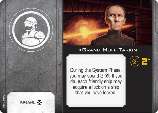 X-Wing Miniatures Grand Moff Tarkin Crew Upgrades