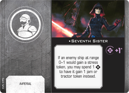 X-Wing Miniatures Seventh Sister Crew Upgrades