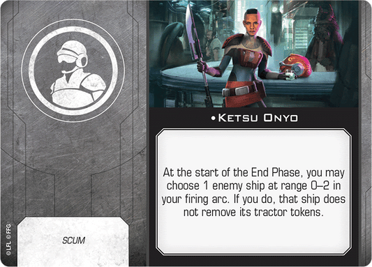 X-Wing Miniatures Ketsu Onyo Crew Upgrades