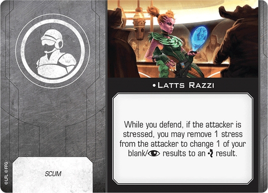 X-Wing Miniatures Latts Razzi Crew Upgrades