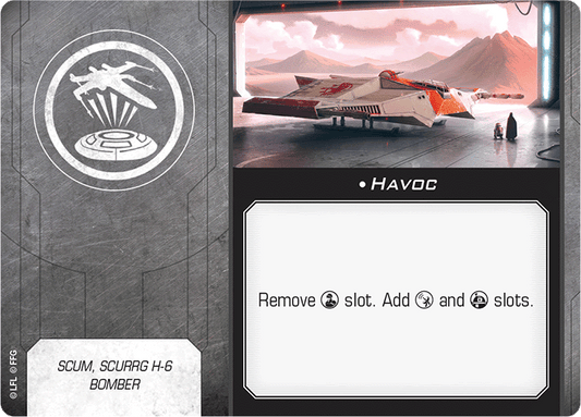 X-Wing Miniatures Havoc Title Upgrades