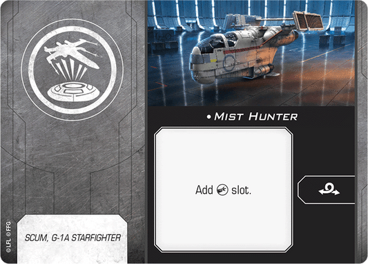 X-Wing Miniatures Mist Hunter Title Upgrades