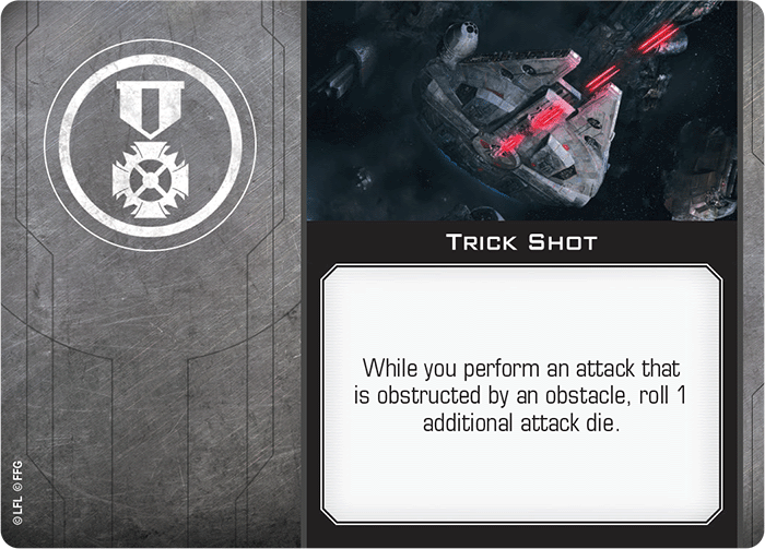 X-Wing Miniatures Trick Shot Talent Upgrades