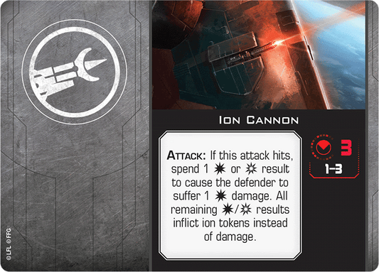 X-Wing Miniatures Ion Cannon Cannon Upgrades