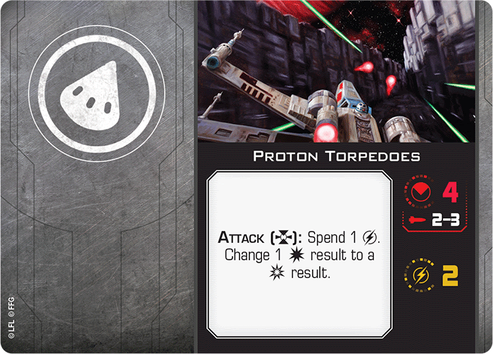 X-Wing Miniatures Proton Torpedoes Torpedo Upgrades