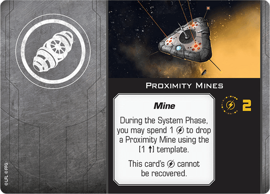 X-Wing Miniatures Proximity Mines Device Upgrades