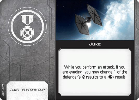 X-Wing Miniatures Juke Talent Upgrades