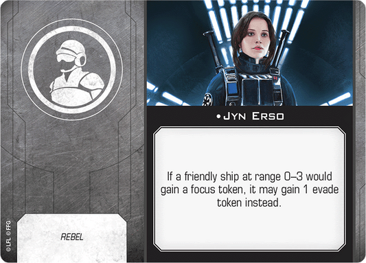 X-Wing Miniatures Jyn Erso Crew Upgrades