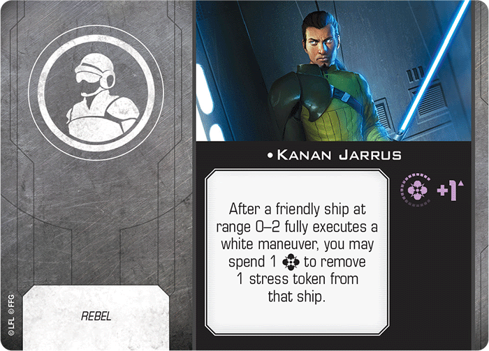 X-Wing Miniatures Kanan Jarrus Crew Upgrades