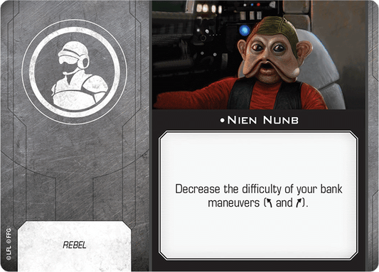 X-Wing Miniatures Nien Nunb Crew Upgrades