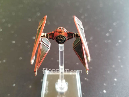 TIE/in Interceptor (Royal Guard Full Red from Imperial Aces) w/ MAGNETIC base