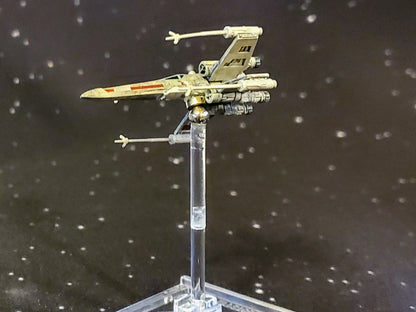 T-65 X-wing (Alternate Gray with Movable Foils) w/ MAGNETIC base