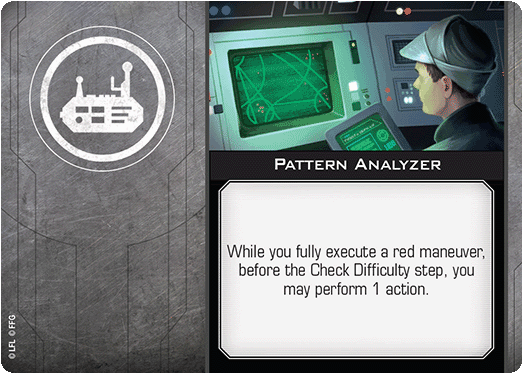 X-Wing Miniatures Pattern Analyzer Tech Upgrades