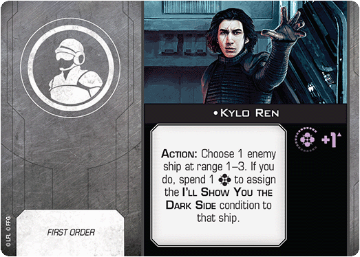 X-Wing Miniatures Kylo Ren Crew Upgrades