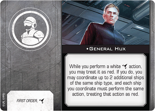 X-Wing Miniatures General Hux Crew Upgrades